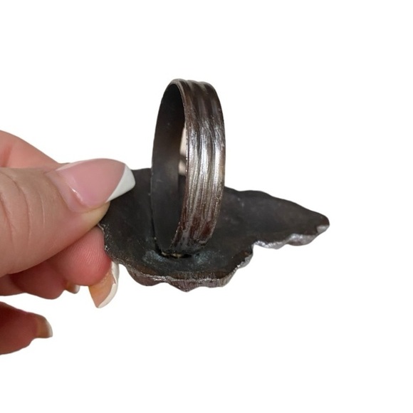 Lot of 7  Silver Tone Wine Grapes Pewter Napkin Rings Holders - Picture 14 of 16